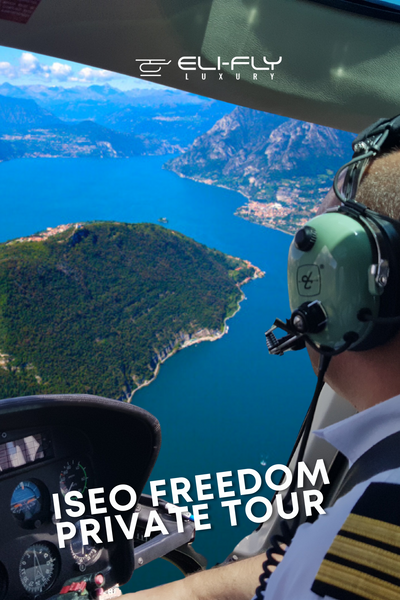 Freedom Tour volo in elicottero privato dal Lago di Iseo | 30 min