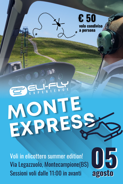 ELI-FLY | Voli in elicottero Montecampione (BS) TI FA VOLARE SUMMER edition 2023