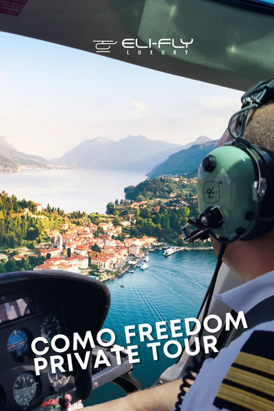 Freedom Tour volo privato in elicottero dal Lago di Como | 30 min