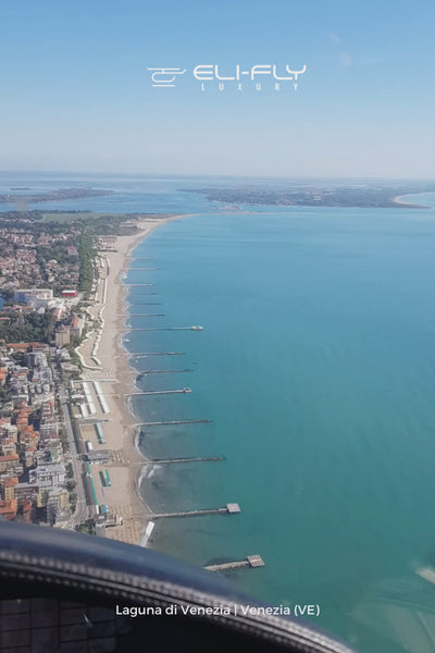 Freedom Tour volo privato in elicottero dalla Laguna di Venezia | 30 min
